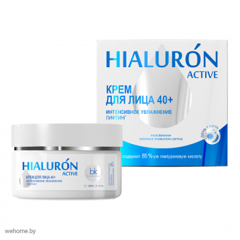 HIALURON ACTIVE Крем для лица 40+ интенсивное увлажнение и лифтинг BelKosmex